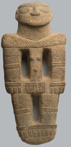 Escultura femenina fabricada en roca arenisca. Diquís. Foto: Diego Matarrita